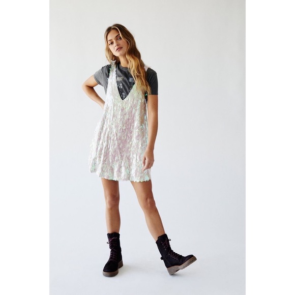 Free People Bali Over The Rainbow Mini Dress - Picture 3 of 8